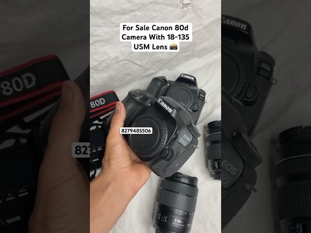 Canon 80d Camera 18 135 USM Lens | Second Hand Camera Market | Old Camera Market | Dslr Camera