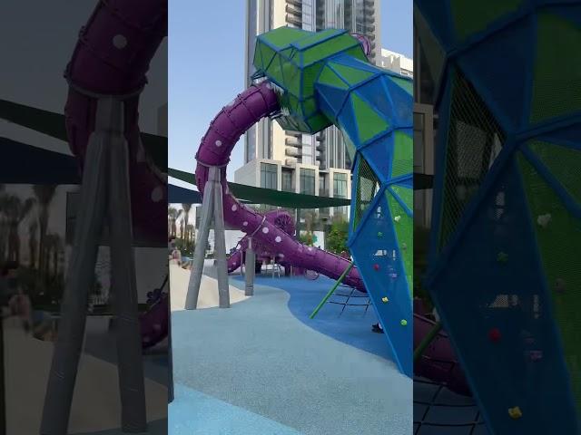 Dubai Creek Harbor Playground #dubaicreekharbour #dubai #dubaiproperty #dubairealestate