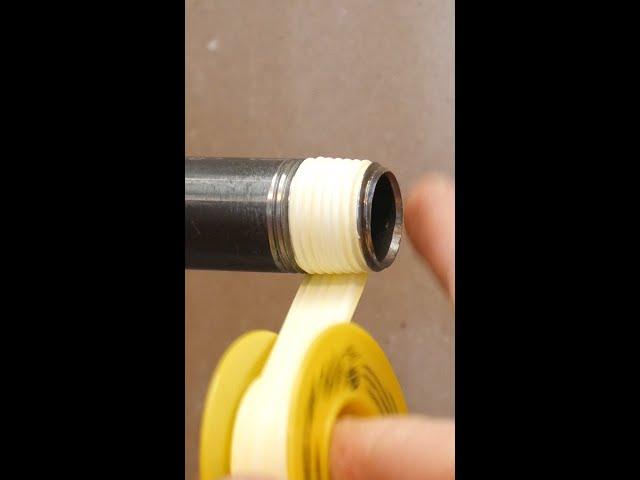 How to apply TEFLON (PTFE) TAPE the Proper Way! (full video in description)