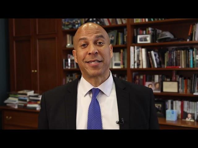 Message From Senator Cory Booker on Launch of SPIA in NJ