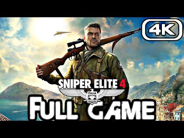 SNIPER ELITE 4 Gameplay Walkthrough FULL GAME (4K 60FPS) No Commentary