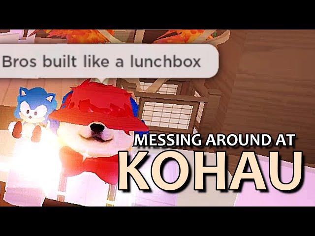 MESSING AROUND AT KOHAU RESTAURANT | Trolling at Kohau Restaurant on Roblox