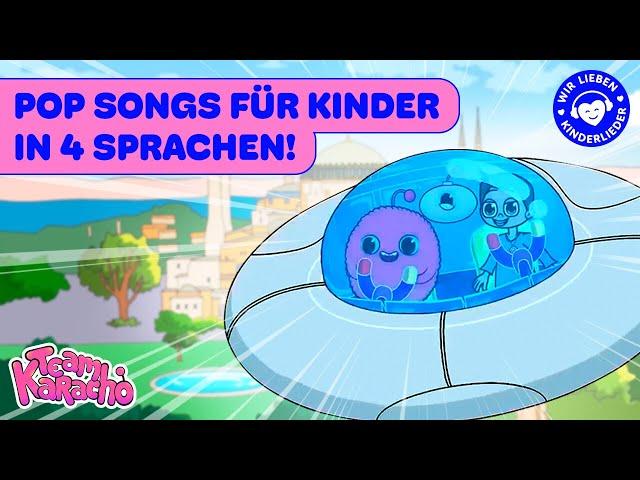 Mehrsprachige Pop Songs für Kinder. Von Team Karacho - in 4 Sprachen! 