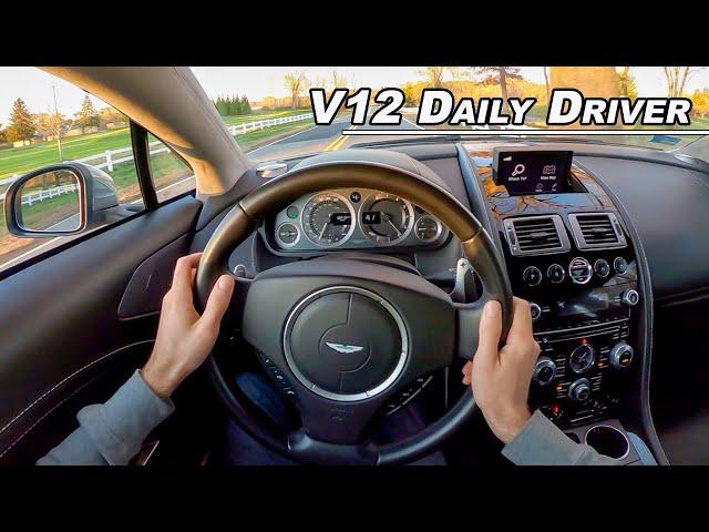 The V12 Daily Driver You Need to Hear -2012 Aston Martin Rapide POV Drive (Binaural Audio)