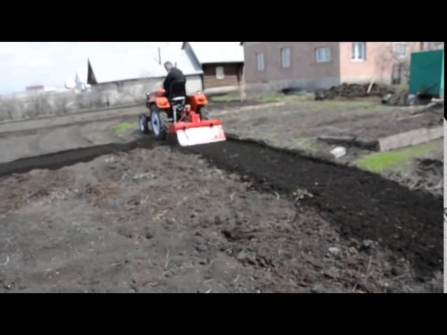 Минитрактор Уралец-180 и почворез