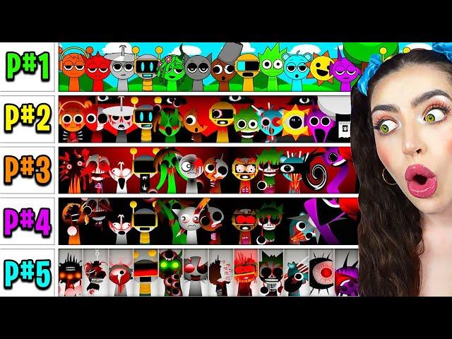 ALL PHASES OF BLACK Incredibox Sprunki! (ALL CHARACTERS TOGETHER - Incredibox Sprunki)