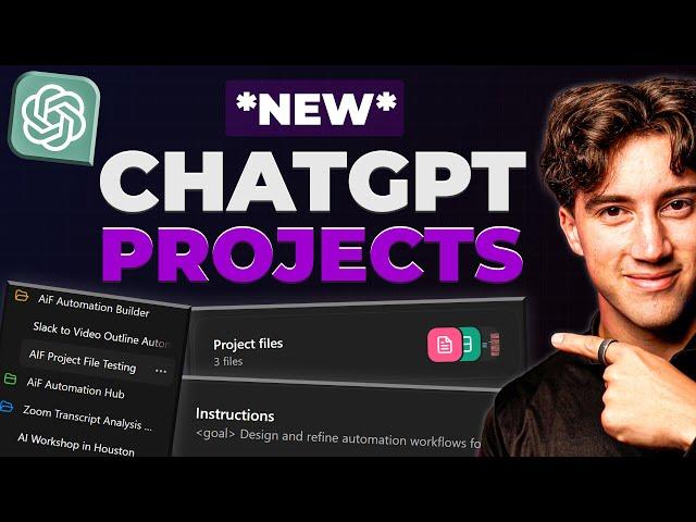 NEW ChatGPT Projects Full Guide! (Amazing Results)