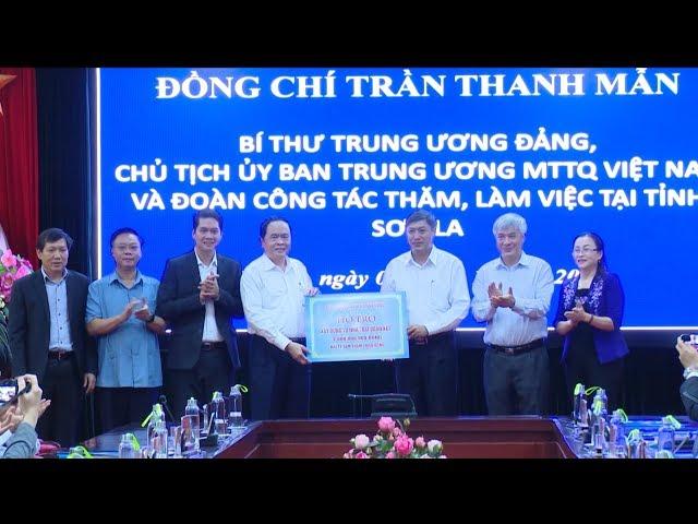 Trung ương Mặt trận Tổ quốc Việt Nam làm việc với tỉnh Sơn La
