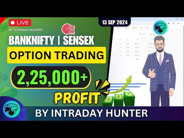 Live Intraday Trade | Bank nifty Option Trading by Intraday Hunter