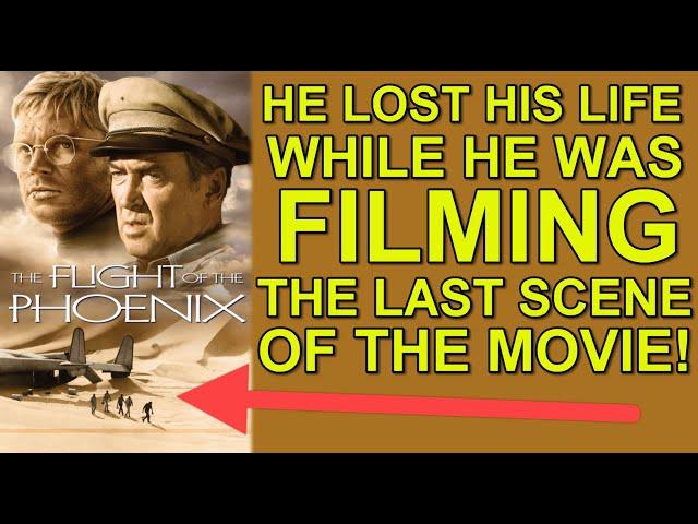 He lost his life while filming the final scene of "THE FLIGHT OF THE PHOENIX" in 1965!