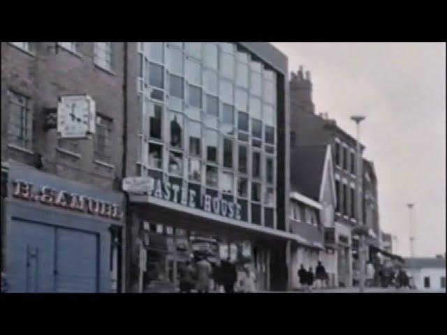 Old Newcastle Under Lyme 1960's film footage.