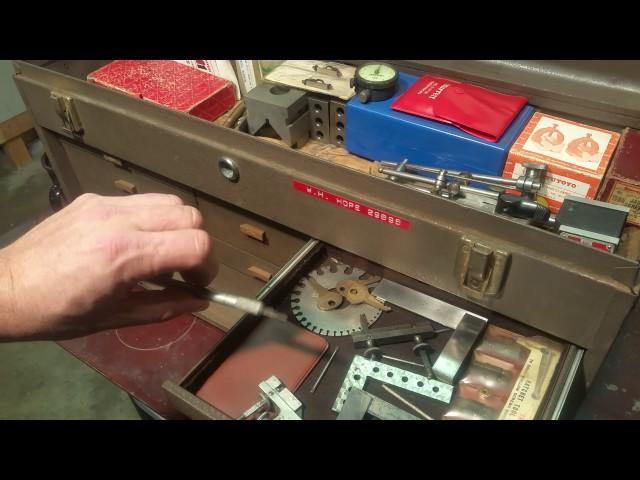 Kennedy Tool Chest with Starrett Tools  Pt. 2