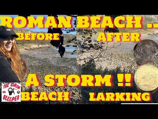 ROMAN BEACH .. AFTER A STORM