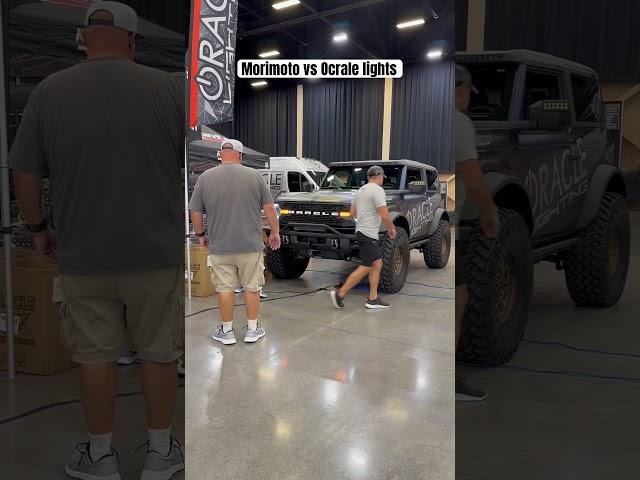 Ford Bronco Morimoto vs Oracle headlights