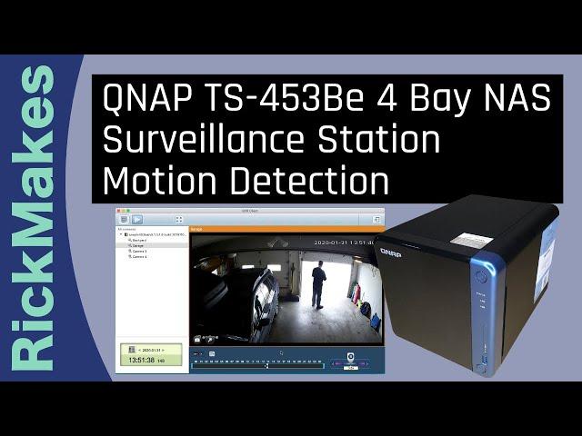 QNAP TS-453Be 4 Bay NAS Surveillance Station Motion Detection