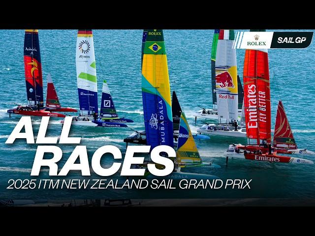 ALL RACES | 2025 ITM New Zealand Sail Grand Prix | Races 1 - 7 & Final | SailGP