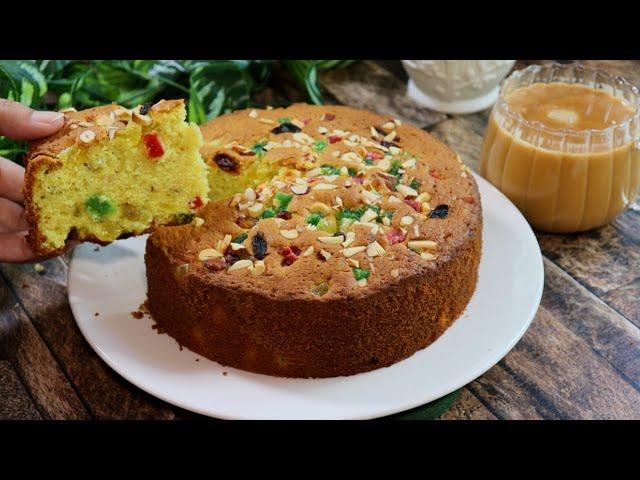 Perfect Tea Time Fruit Cake Recipe By Tasty Food With Maria | Easy Tea Time Cake Recipe