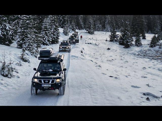 Overlanding in Snow - Winter Truck Camping Romania full trip