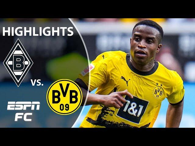 Borussia Monchengladbach vs. Borussia Dortmund | Bundesliga Highlights | ESPN FC