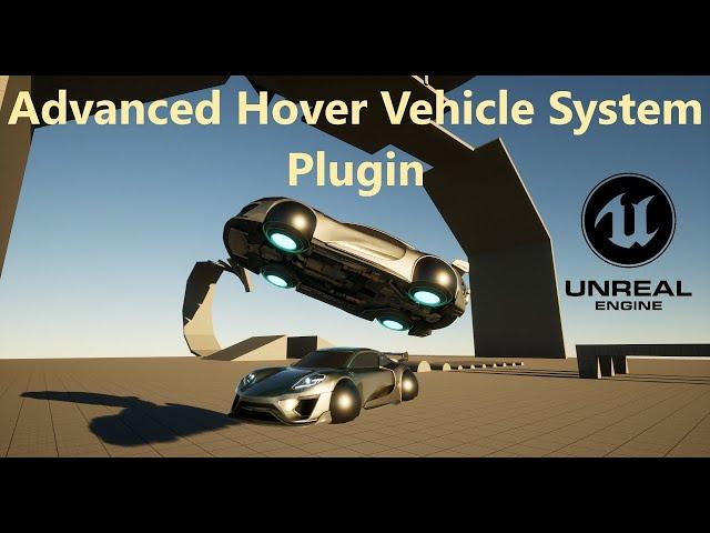 How to use Unreal Engine 5 Advanced Hover Vehicle System plugin