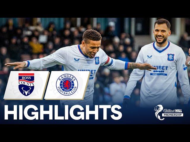 Ross County 0-3 Rangers | Comfortable Win For Philippe Clement's Men | William Hill Premiership