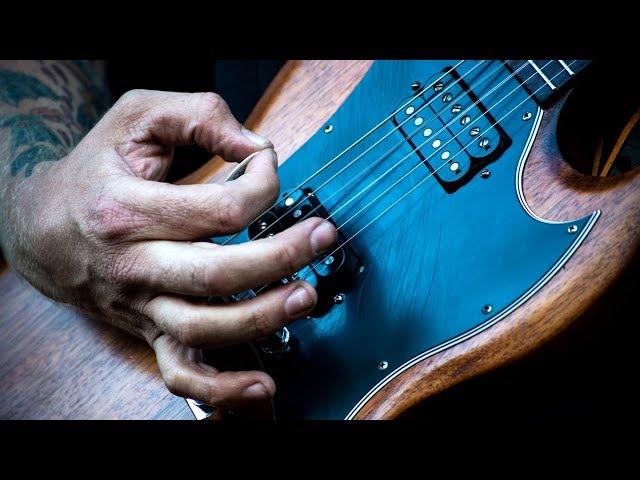 Hard Uplifting Rock Guitar Backing Track Jam in D