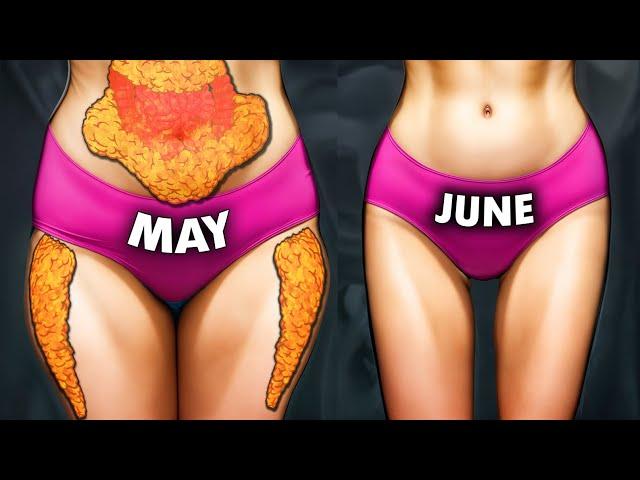 2 IN 1 SUMMER CHALLENGE | LOSE SADDLEBAG FAT + LOWER BELLY FAT