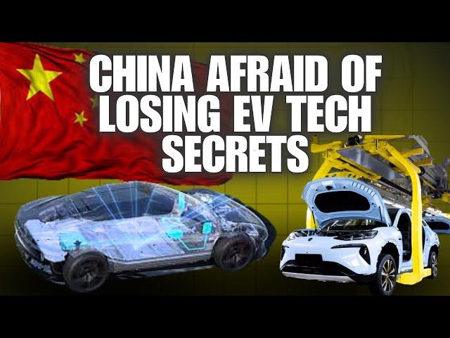 China tells its EV companies not let legacy auto learn its technology