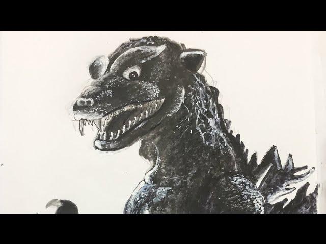 Drawing 1954 Gojira (Godzilla)
