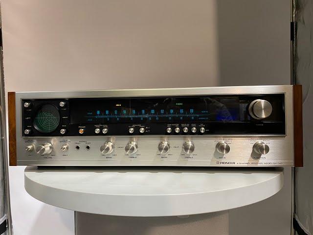 PIONEER QX747 VINTAGE RECEIVER - ALL NEW LIGHTS, RECAPPED, SERVICED W/1 YEAR WARRANTY