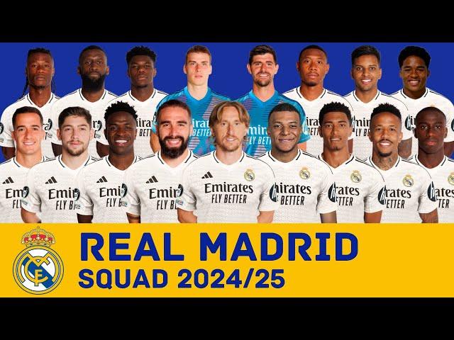 REAL MADRID CF Full Squad For Season 2024/25 | Real Madrid | FootWorld