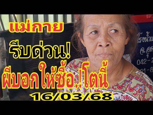 #แม่กายบอก 894-94 รีบไปหาซื้อ ด่วน ผีผัวฝากซื้อ สามโต#16/02/68