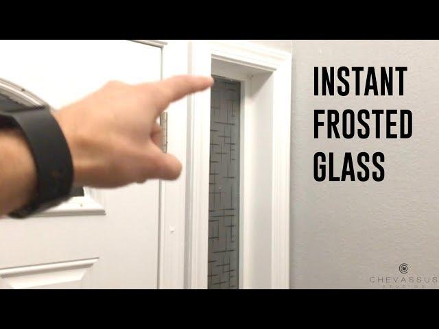  Frosted Glass Film Installation & Review - Compared side-by-side PLUS night and day view