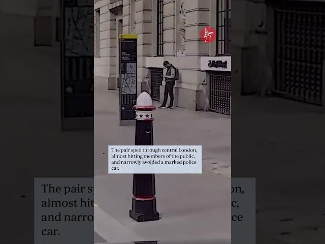 Moment e-bike mugger caught by London police after stealing phones from 24 people in crime spree
