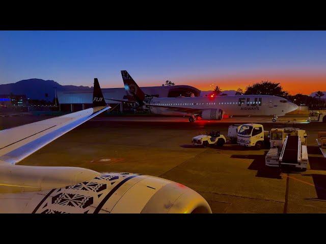 [4K] – Full Flight – Fiji Airways – Boeing 737-8 Max – HNL-APW-NAN – DQ-FAB – FJ852 – IFS 937