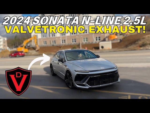 2024 Hyundai Sonata N-Line 2.5L Exhaust Sound w/ Valvetronic Designs Universal Muffler!