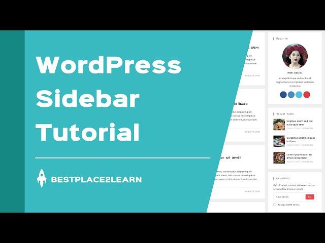 How to Build a Sidebar in Wordpress - Custom and Sitewide Sidebar Using Elementor (Free)