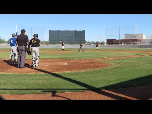 CHRISTOS STEFANOS - 2017 ARIZONA PERFECT GAME - THROWS OUT RUNNER