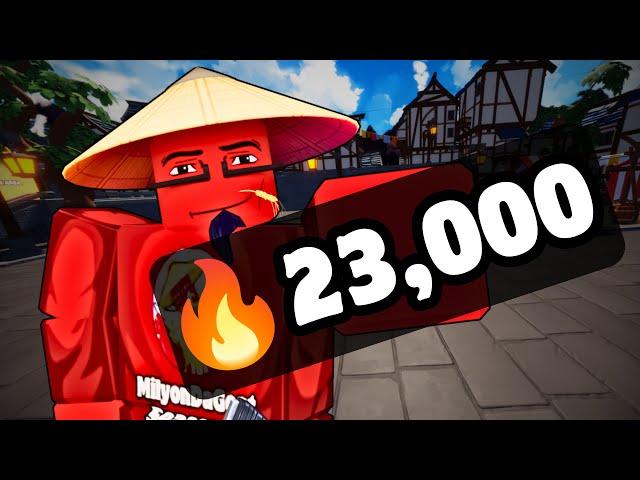 Hitting 23,000 WINS in Roblox Bedwars!