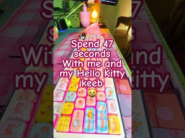 Keyboard RK S98. Switches Akko Rosewood caps hello Kitty#Keyboard #hellokitty #royalkludge #akko.