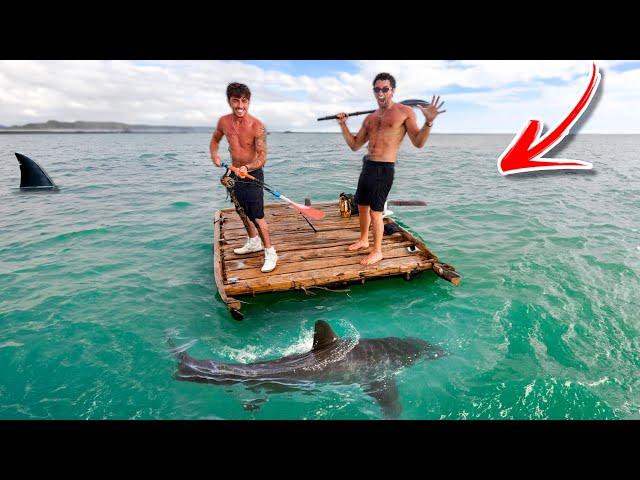 2 Men 1 Raft.. in the middle of the ocean