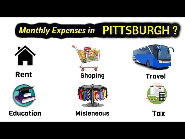 All living Expenses in Pittsburgh:  For Family and One Person