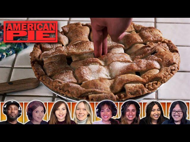 Reactors Reactions to JIM TRIES WARM APPLE PIE | American Pie (1999)