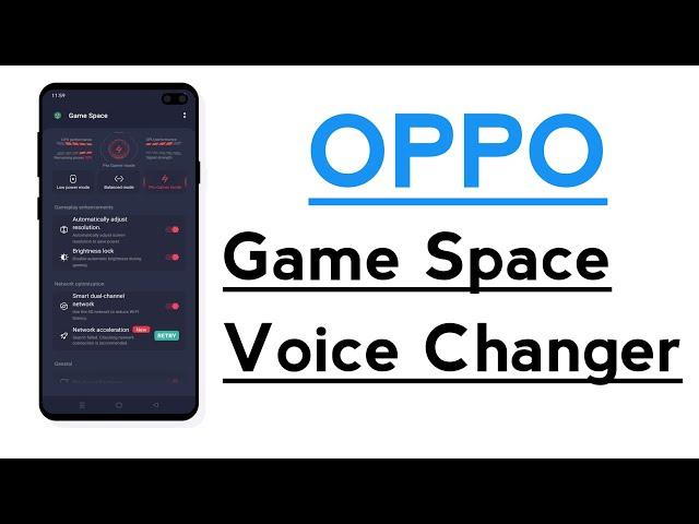 OPPO Phone Game Space Voice Changer / Game Voice Change in OPPO Mobile