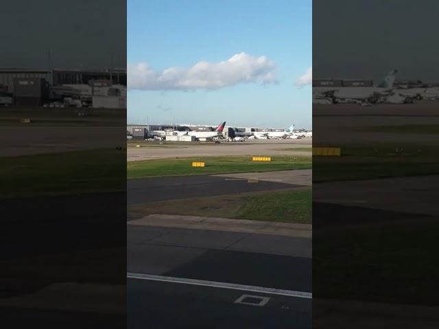 Storm Bert Bumpy Landing And Approach@ London Heathrow Just After On Runway 27L # Aviation #Aircraft