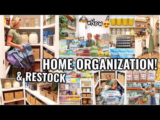 HOME ORGANIZATION IDEAS!! CLEAN & ORGANIZE WITH ME | DECLUTTERING AND ORGANIZING MOTIVATION
