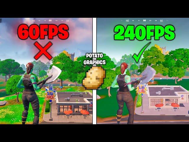 How To Get ULTRA LOW Graphics in FORTNITE Chapter 4 Season 3! (FPS BOOST + 0 INPUT DELAY )