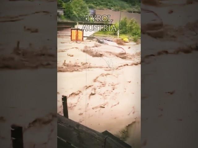 FLOOD IN ST ANTON AM ARLBERG, AUSTRIA, AUGUST 16, 2024