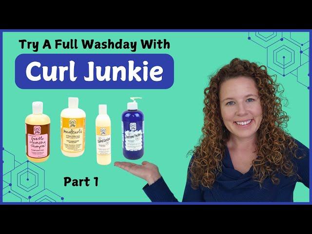 Trying A Full Washday With CURL JUNKIE | Part 1 | Unsure about these stylers