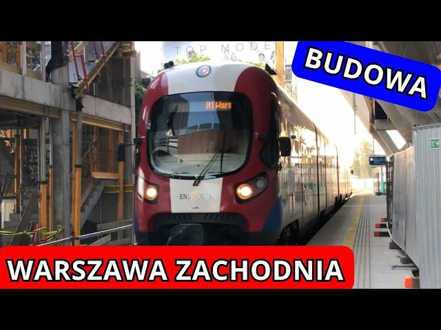 Warszawa Zachodnia budowa: oddany drugi tor WKD!